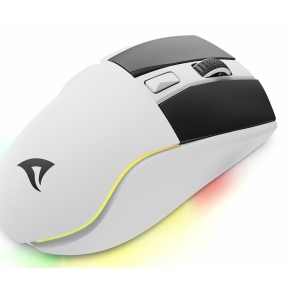 Sharkoon Maus Shark SGM50W Optisch 6 Tasten 6.400 DPI weiß