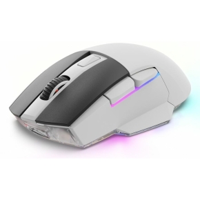 Sharkoon Maus Shark SGM50W Optisch 6 Tasten 6.400 DPI weiß