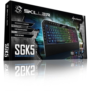 Sharkoon Gaming Tastatur Skiller SGK5 schwarz DE