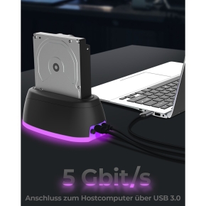 ICY BOX Dockingstation 6.4cm (2.5) & 8.9cm (3.5) SATA - USB 3.0