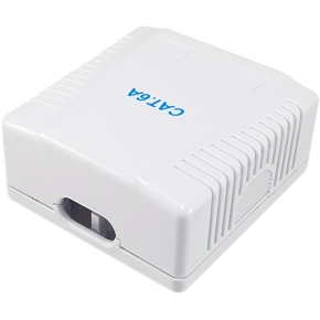 Equip Aufputzdose Cat6A 2-Port 2x RJ45 UTP