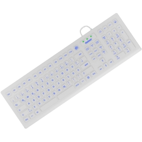 KeySonic -8031INEL-WH (DE) Industrietastatur weiß