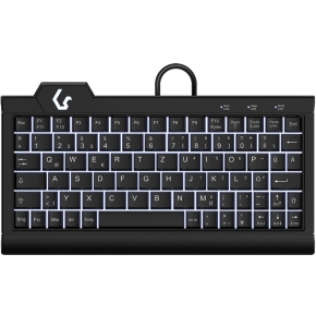 KeySonic KSK-3010ELC (DE) Super-Mini Backlight schwarz