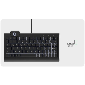 KeySonic KSK-3010ELC (DE) Super-Mini Backlight schwarz