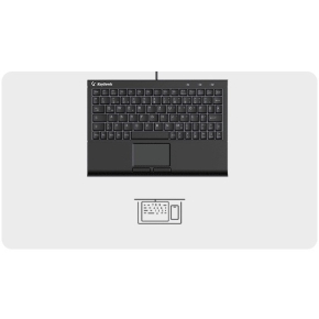 KeySonic KSK-3211ELU (DE) Super-Mini Touchpad schwarz