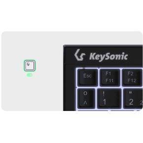 KeySonic KSK-3211ELU (DE) Super-Mini Touchpad schwarz