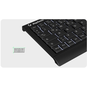 KeySonic KSK-3011ELC (DE) Super-Mini mit Nummernblock sw