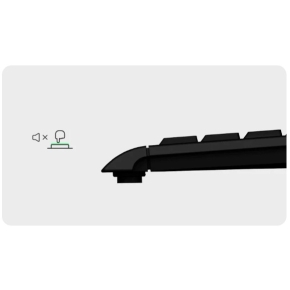 KeySonic KSK-3011ELC (DE) Super-Mini mit Nummernblock sw
