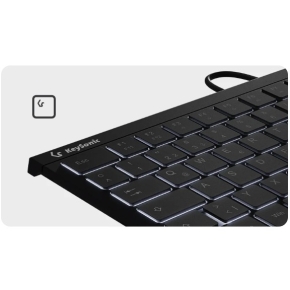 KeySonic KSK-5011ELC (DE) Mini mit Nummernblock schwarz