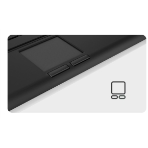 KeySonic KSK-5211ELU (DE) Mini Touchpad schwarz