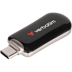 STICK 128GB Verbatim Plectra Black USB-C Flash Drive 30225