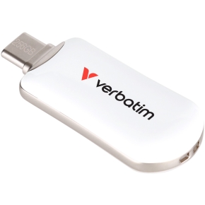 STICK 256GB Verbatim Plectra White USB-C Flash Drive 30230