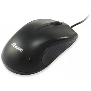 Equip Kabelgebundene Kombi Keyboard+Mouse. schwarz. spanisch
