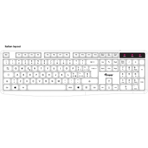 Equip Kabelgebundene USB Keyboard schwarz. portugie