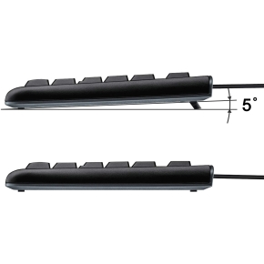 Equip Kabelgebundene USB Keyboard schwarz. portugie