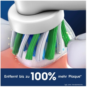 Oral-B Aufsteckbürsten CrossAction Pro 4er Weiß