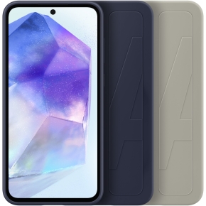 Samsung Standing Grip Case fr Galaxy A55. Gray