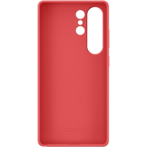 Samsung Silicone Case fr Galaxy S25 Ultra. Red