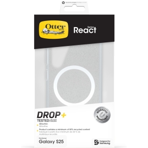 Otterbox React Magnet Qi2 fr Samsung S25. Stardust