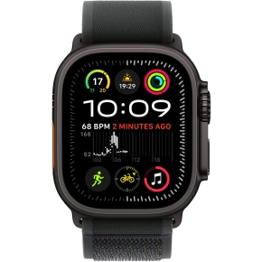 APPLE 49mm Black TrailLoop-M/L - Black Titanium Finish