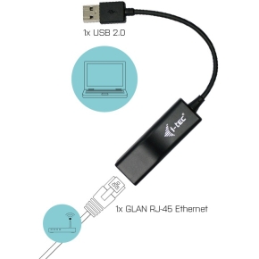 D I-TEC USB 2.0 NETWORK ADAPTER