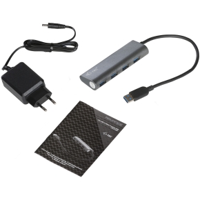 D I-TEC USB 3.0 4-PORT HUB ALU.