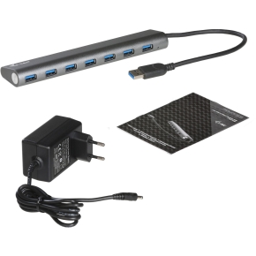D I-TEC USB 3.0 7-PORT HUB ALU.