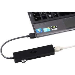 D I-TEC USB 3.0 SLIM HUB + GLAN