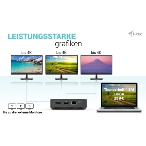 D I-TEC Dockingstation USB-C / Thunderbolt 3/USB4