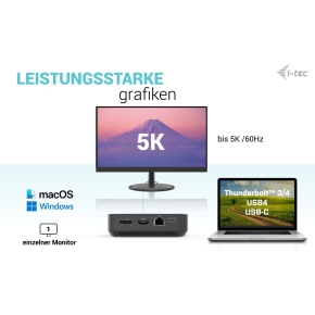 D I-TEC Dockingstation USB-C / Thunderbolt 3/USB4