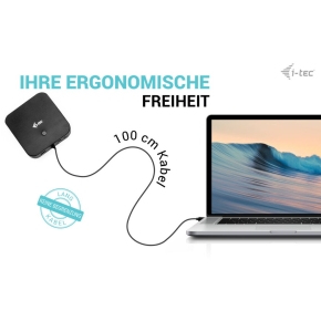 D I-TEC USB-C HDMI+2X DP CHARGER