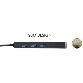 D I-TEC USB-C SLIM HUB + GLAN