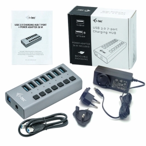 D I-TEC USB 3.0 HUB 7 PORT 36 W