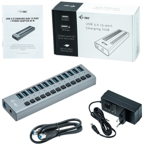 D I-TEC USB 3.0 HUB 13 PORT 60 W