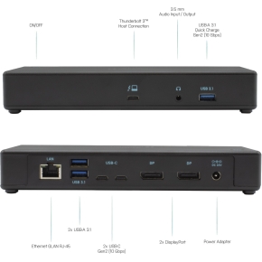 D I-TEC THUNDERBOLT3 2X LCD DOCK