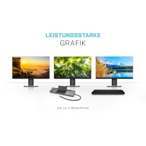D I-TEC USB-C 3XLCD DOCK W/ PD85W