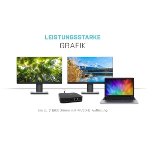 D I-TEC Dockingstation USB-C Dual Display Power Delivery