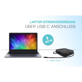 D I-TEC Dockingstation USB-C Dual Display Power Delivery