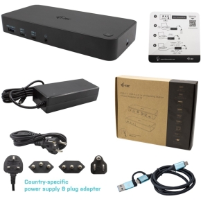 D I-TEC USB 3.0/USB-C Tripledock mit PD 100W 3x4K 60Hz