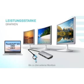 D I-TEC USB 3.0 3X LCD NANO DOCK
