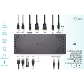 D I-TEC USB 3.0/USB-C/TB 2X HDMI