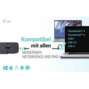 D I-TEC USB 3.0/USB-C/TB 2X HDMI
