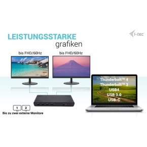 D I-TEC USB 3.0/USB-C/TB 2X HDMI