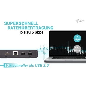 D I-TEC USB 3.0/USB-C/TB 2X HDMI