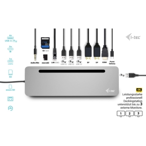 D I-TEC USB-C ERGO DOCK + CHARGER