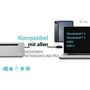 D I-TEC USB-C ERGO DOCK + CHARGER