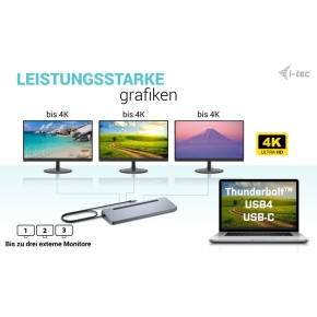 D I-TEC USB-C ERGO DOCK + CHARGER
