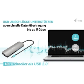 D I-TEC USB-C METAL NANO 2X HDMI