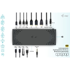 D I-TEC Dockingstation USB-C/ USB4 Thunderbolt 3 + PD