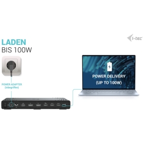 D I-TEC Dockingstation USB-C/ USB4 Thunderbolt 3 + PD